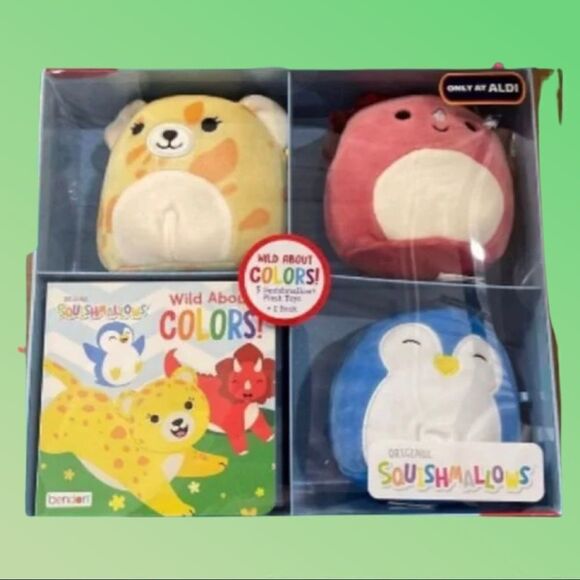🎁 NIB Wild About Colors Squishmallow & Book
3 Squish 1 Book - Picture 1 of 2